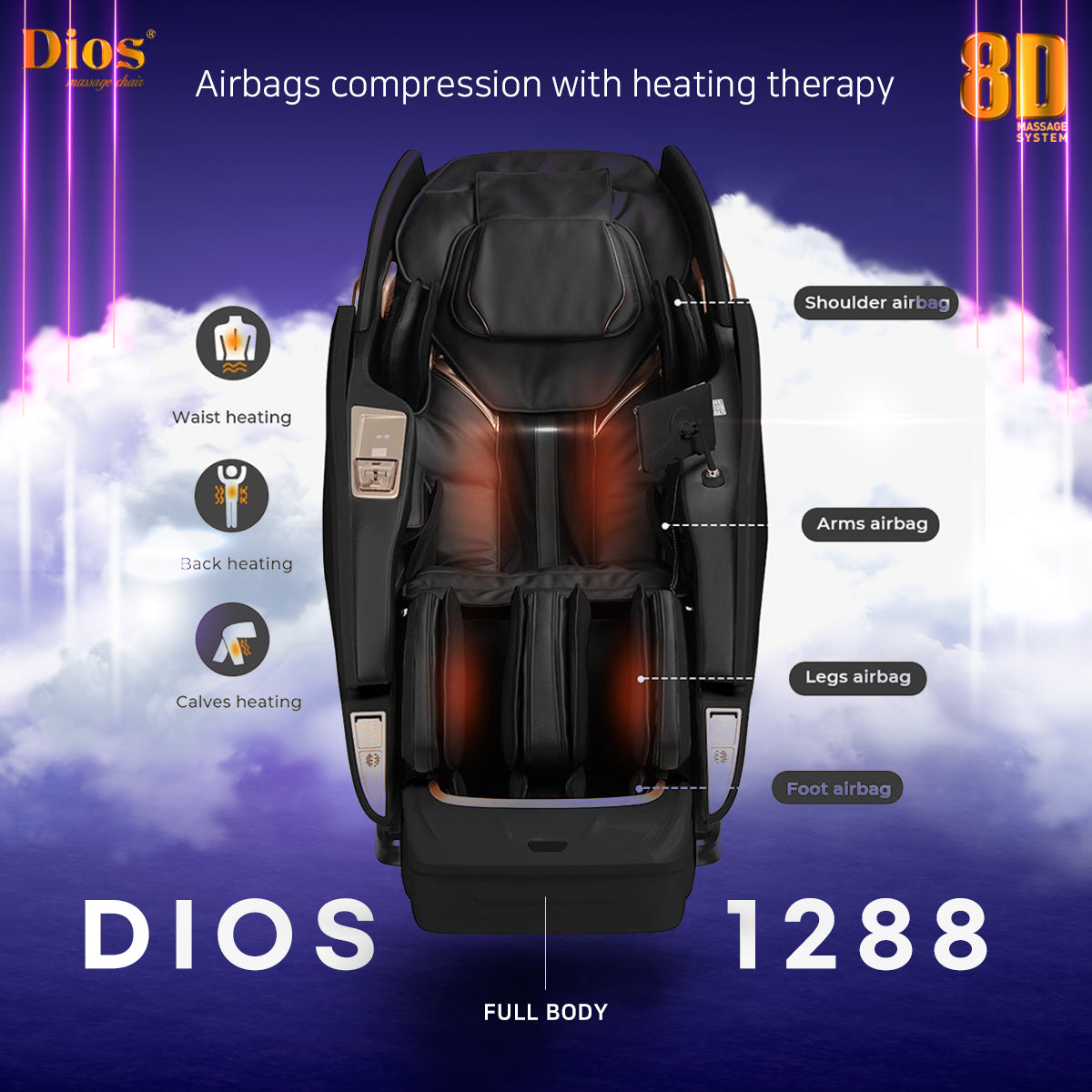 Kahuna Chair - Dios 1288 Massage Chair